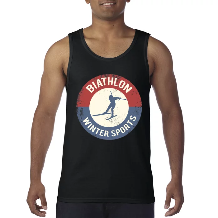 Winter Sports Ski Biathlon Tank Top