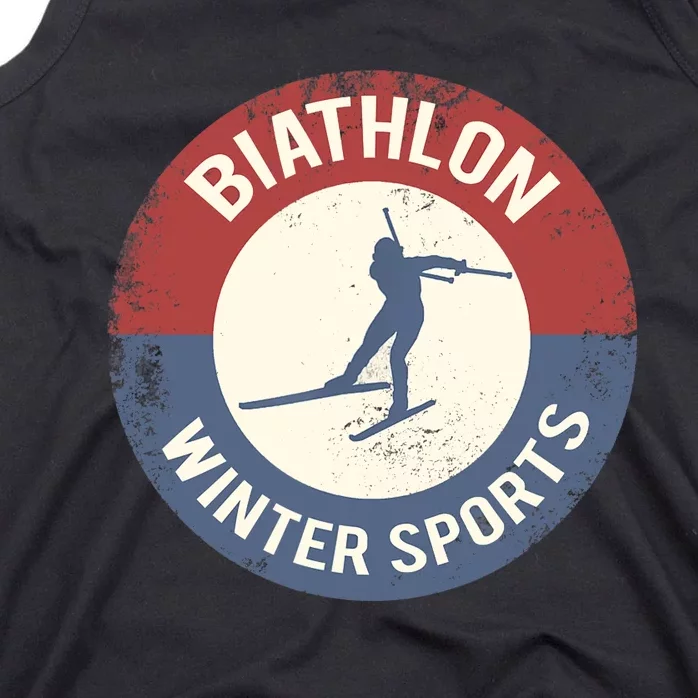 Winter Sports Ski Biathlon Tank Top