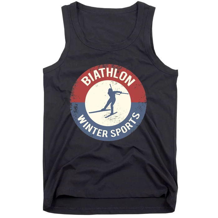 Winter Sports Ski Biathlon Tank Top