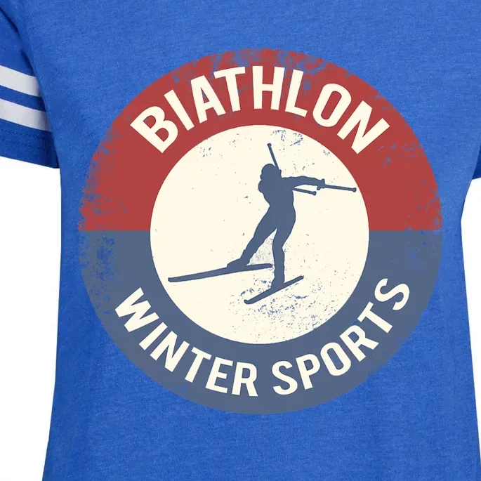 Winter Sports Ski Biathlon Enza Ladies Jersey Football T-Shirt