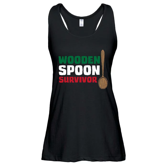 Wooden Spoon Survivor Italian Flag Ladies Essential Flowy Tank