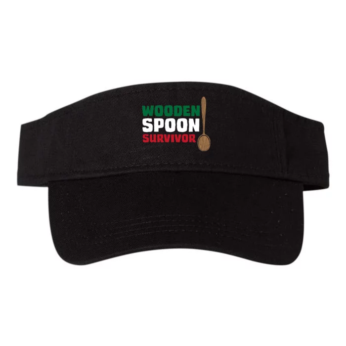 Wooden Spoon Survivor Italian Flag Valucap Bio-Washed Visor