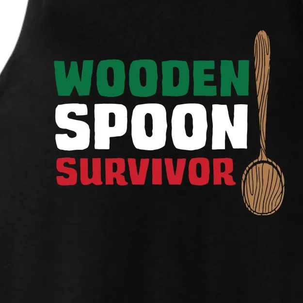 Wooden Spoon Survivor Italian Flag Ladies Tri-Blend Wicking Tank