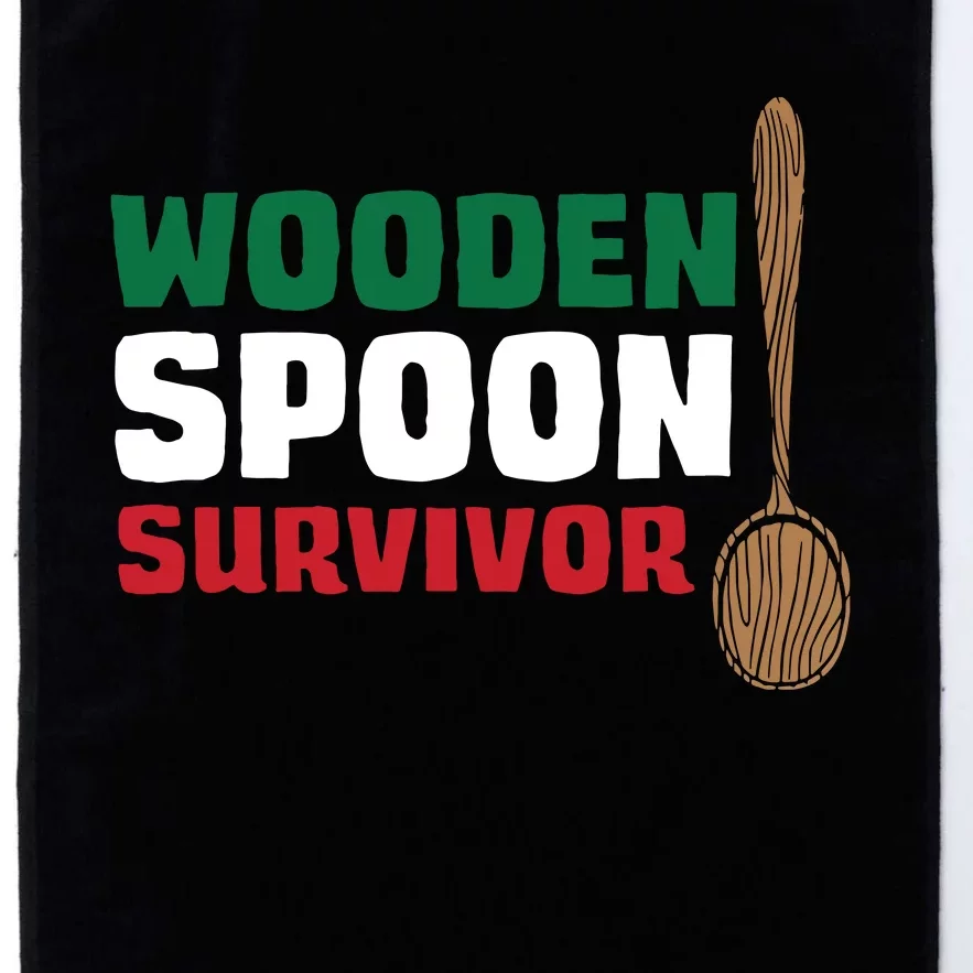 Wooden Spoon Survivor Italian Flag Platinum Collection Golf Towel