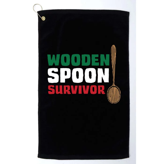 Wooden Spoon Survivor Italian Flag Platinum Collection Golf Towel