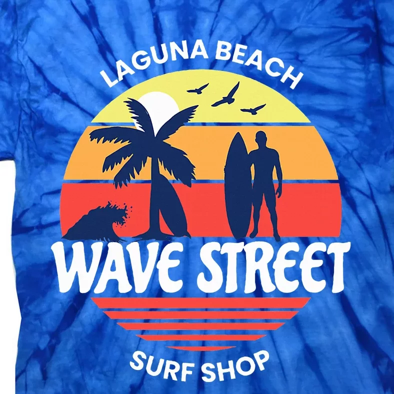 Wave Street Surf Shop Sunrise Logo Tie-Dye T-Shirt