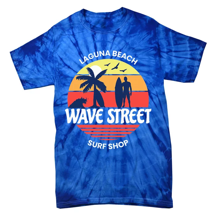 Wave Street Surf Shop Sunrise Logo Tie-Dye T-Shirt