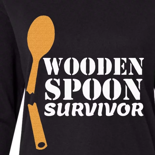 Wooden Spoon Survivor Italian Filipino Pride Womens Cotton Relaxed Long Sleeve T-Shirt