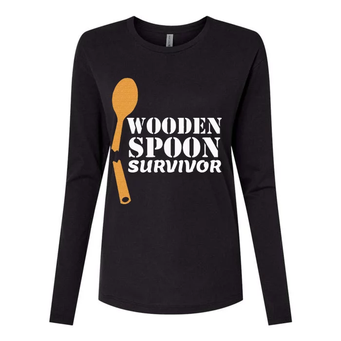 Wooden Spoon Survivor Italian Filipino Pride Womens Cotton Relaxed Long Sleeve T-Shirt