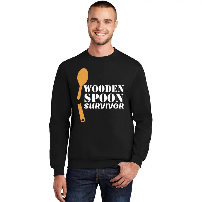 Wooden Spoon Survivor Italian Filipino Pride Tall Sweatshirt