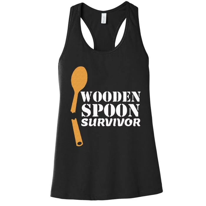 Wooden Spoon Survivor Italian Filipino Pride Women's Racerback Tank