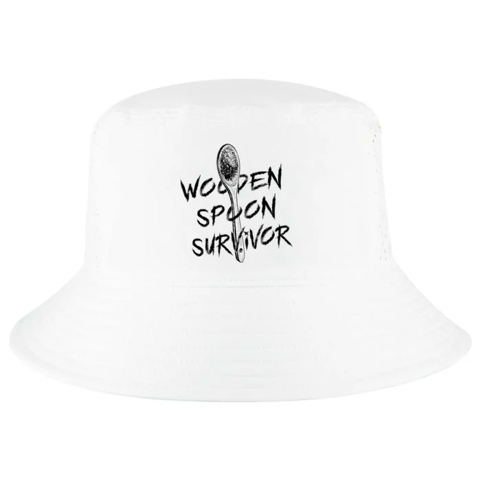 Wooden Spoon Survivor Funny Mom Meme Cool Comfort Performance Bucket Hat