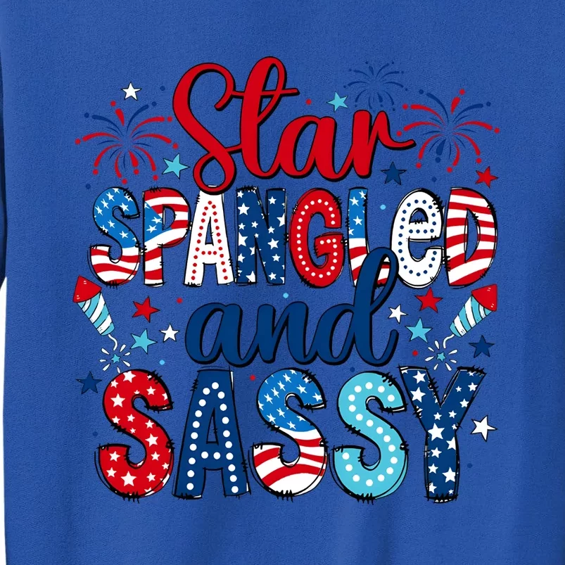 Western Star Spangled And Sassy Tall Sweatshirt