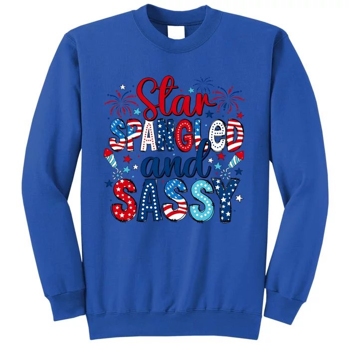 Western Star Spangled And Sassy Tall Sweatshirt