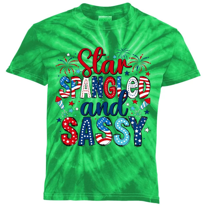 Western Star Spangled And Sassy Kids Tie-Dye T-Shirt