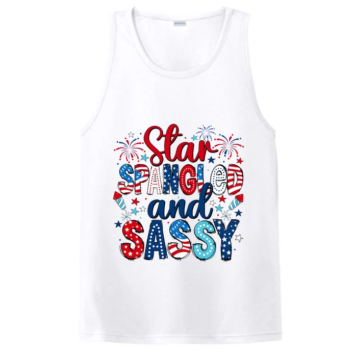 Western Star Spangled And Sassy Performance Tank