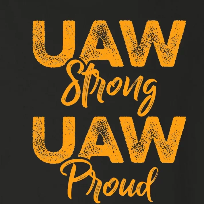 We Stand Strong UAW On Strike Striking Uaw Workers Toddler Long Sleeve Shirt