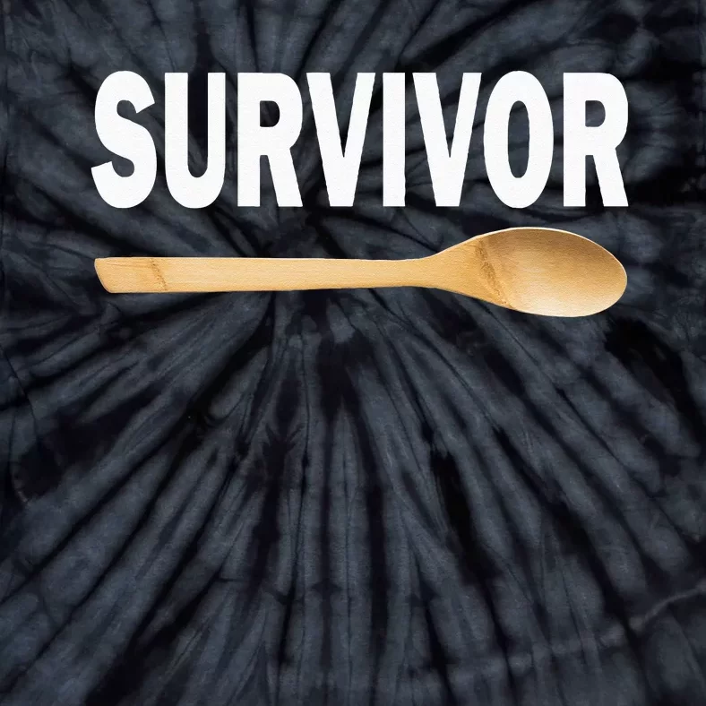 Wooden Spoon Survivor Funny I Survived The Wooden Spoon Tie-Dye T-Shirt