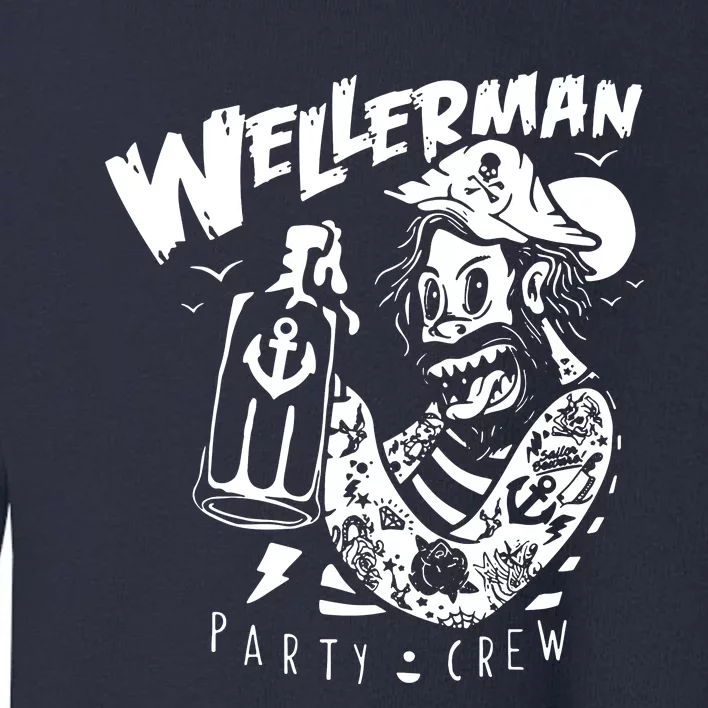 Wellerman Song Sea Shanty Party Crew Sailor Toddler Sweatshirt