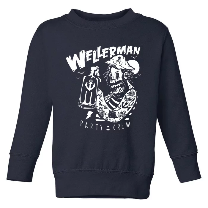 Wellerman Song Sea Shanty Party Crew Sailor Toddler Sweatshirt