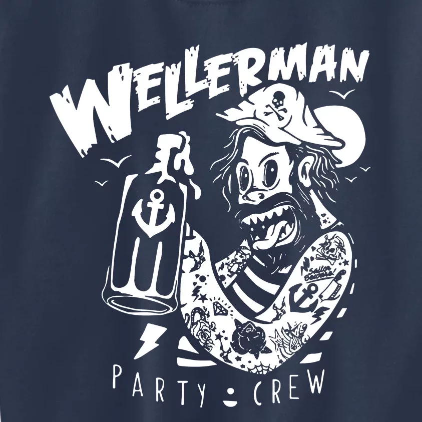 Wellerman Song Sea Shanty Party Crew Sailor Kids Sweatshirt