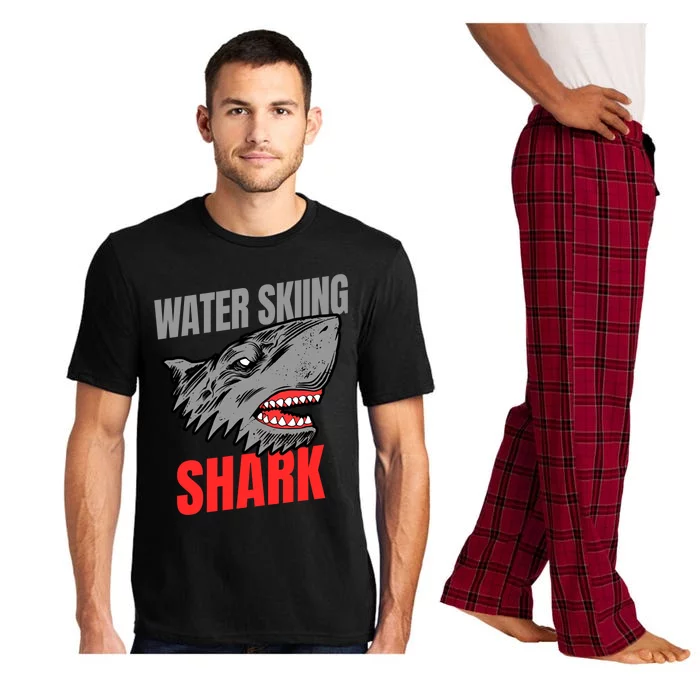 Water Skiing Shark Water Skier Great Gift Pajama Set