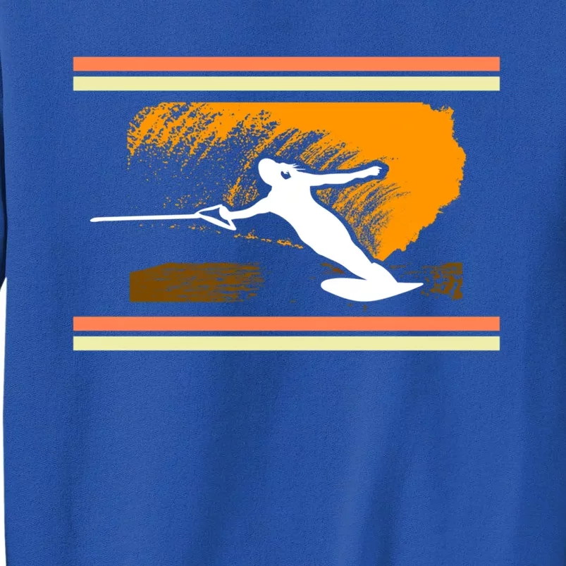 Water Skiing Ski Lover Retro Extreme Sports Beach Athletes Gift Sweatshirt