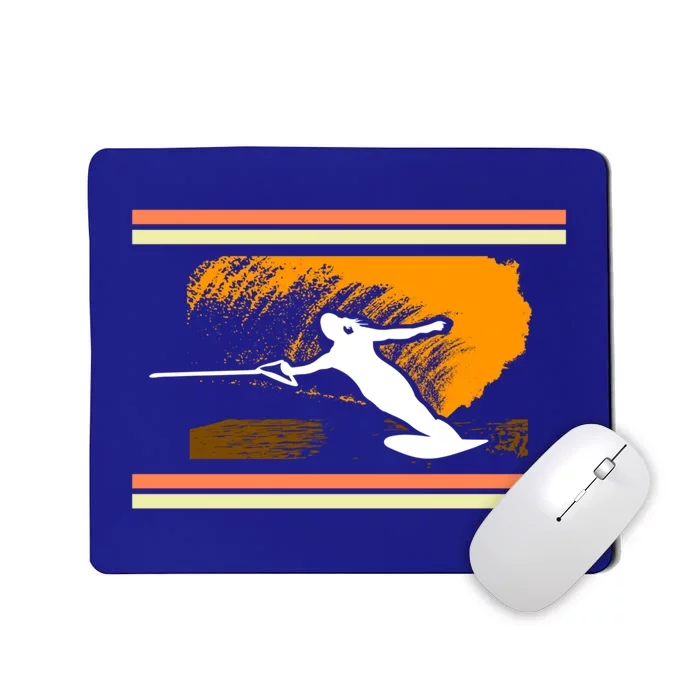 Water Skiing Ski Lover Retro Extreme Sports Beach Athletes Gift Mousepad