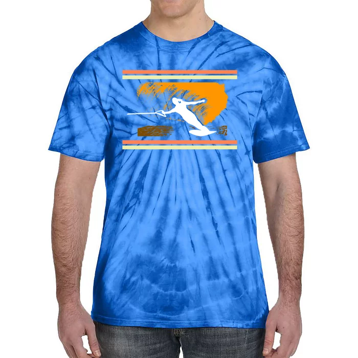 Water Skiing Ski Lover Retro Extreme Sports Beach Athletes Gift Tie-Dye T-Shirt