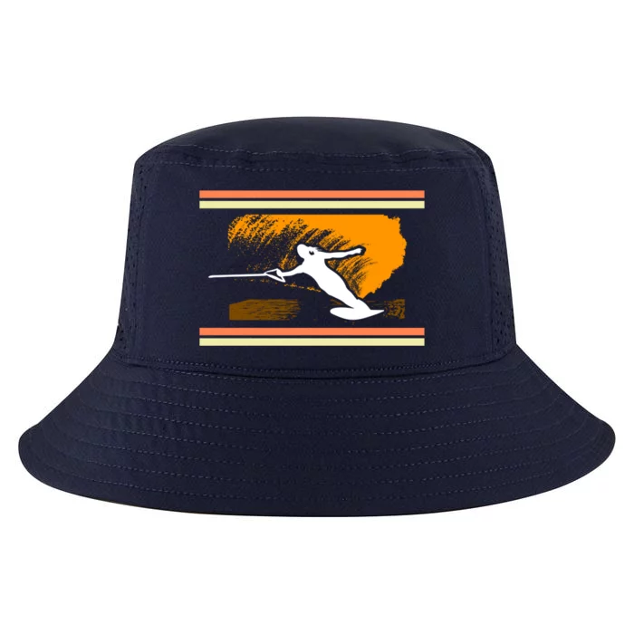 Water Skiing Ski Lover Retro Extreme Sports Beach Athletes Gift Cool Comfort Performance Bucket Hat