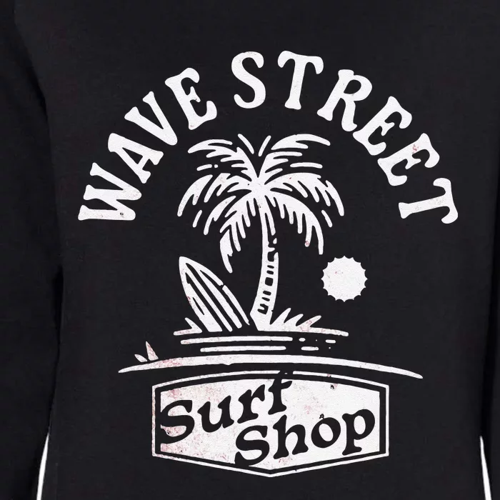 Wave Street Surf Beach Bum Womens California Wash Sweatshirt