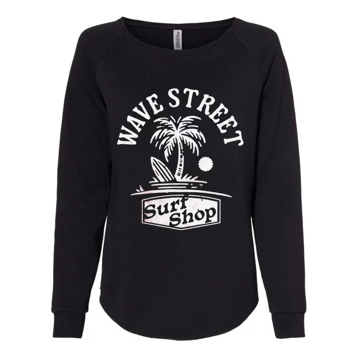 Wave Street Surf Beach Bum Womens California Wash Sweatshirt