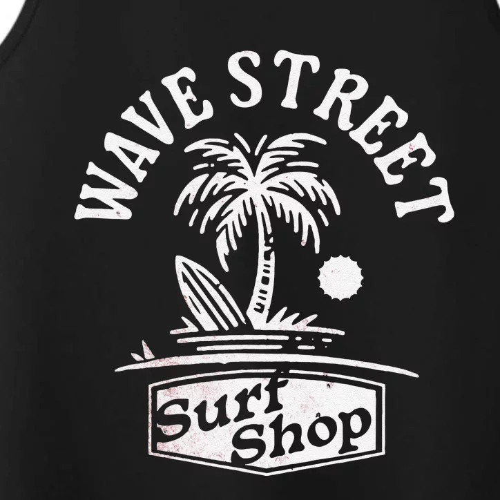 Wave Street Surf Beach Bum Performance Tank