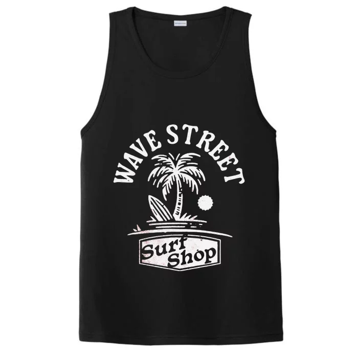 Wave Street Surf Beach Bum Performance Tank