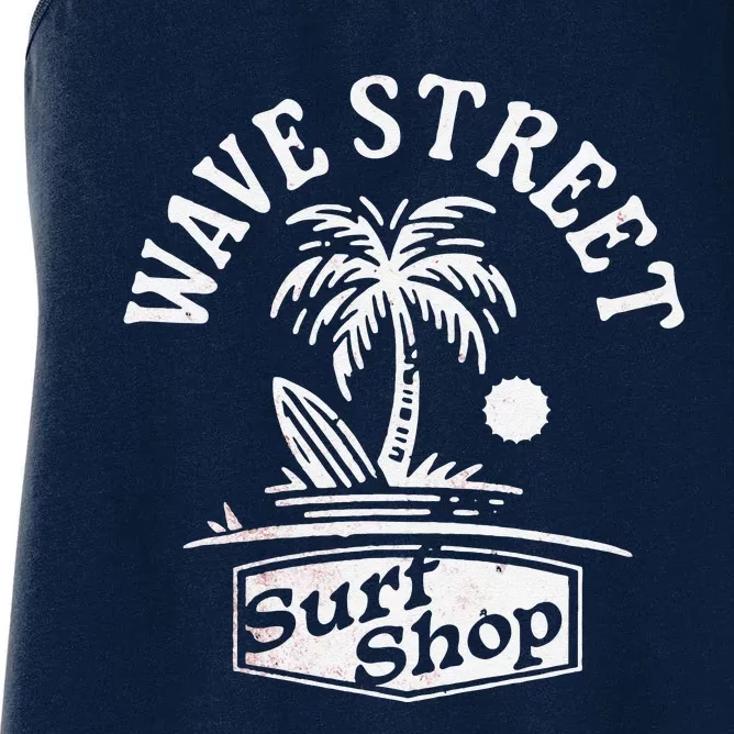 Wave Street Surf Beach Bum Women's Racerback Tank