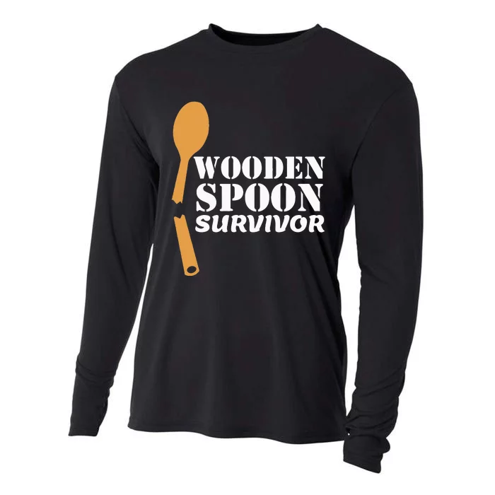 Wooden Spoon Survivor Italian Filipino Pride Cooling Performance Long Sleeve Crew