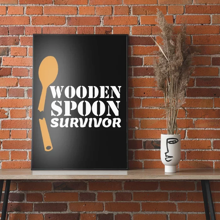 Wooden Spoon Survivor Italian Filipino Pride Poster