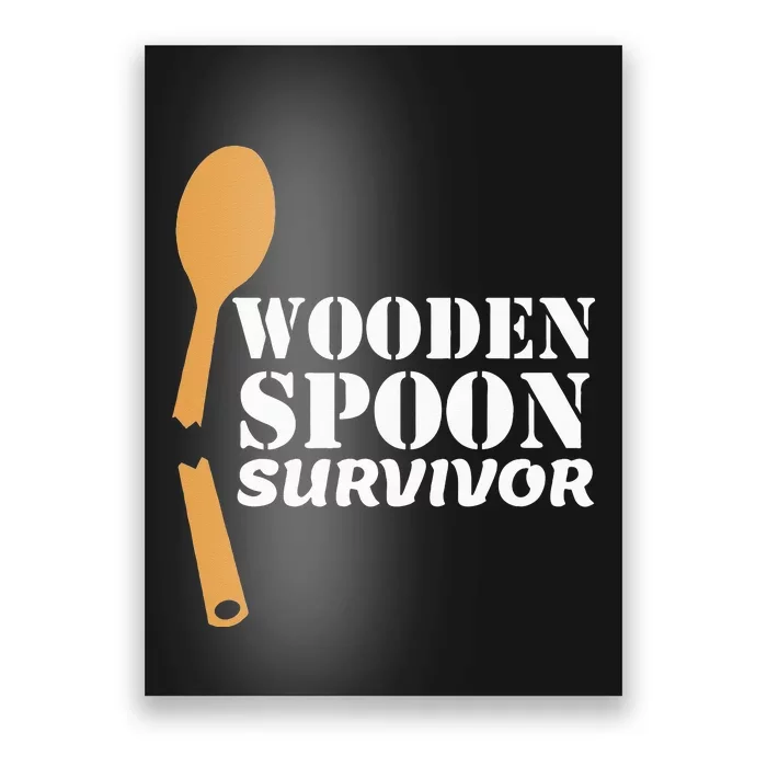 Wooden Spoon Survivor Italian Filipino Pride Poster