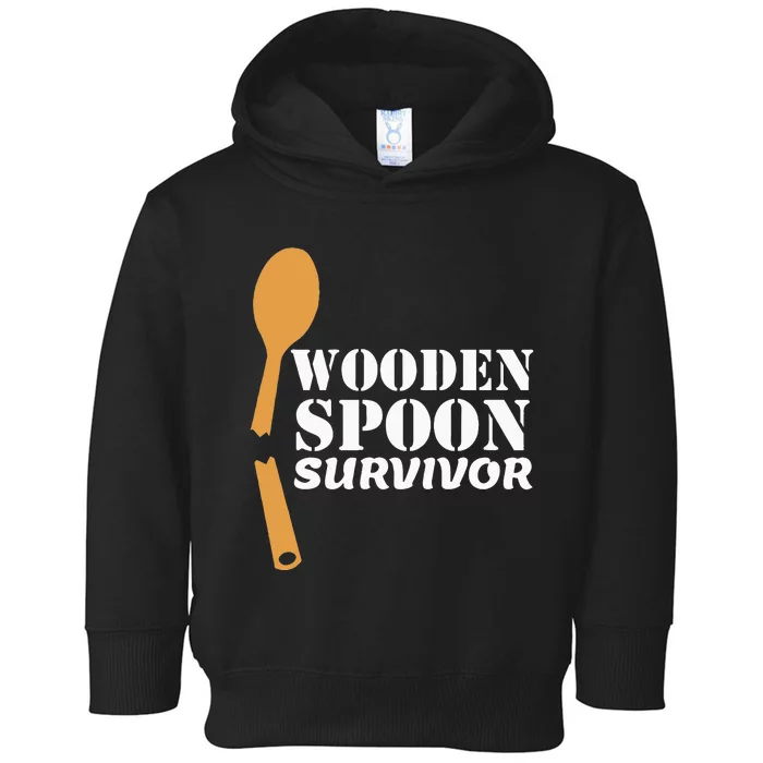 Wooden Spoon Survivor Italian Filipino Pride Toddler Hoodie