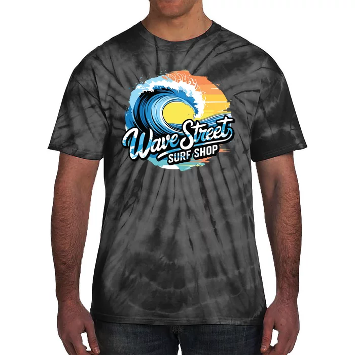 Wave Street Surf Shop Classic Surfing Tie-Dye T-Shirt