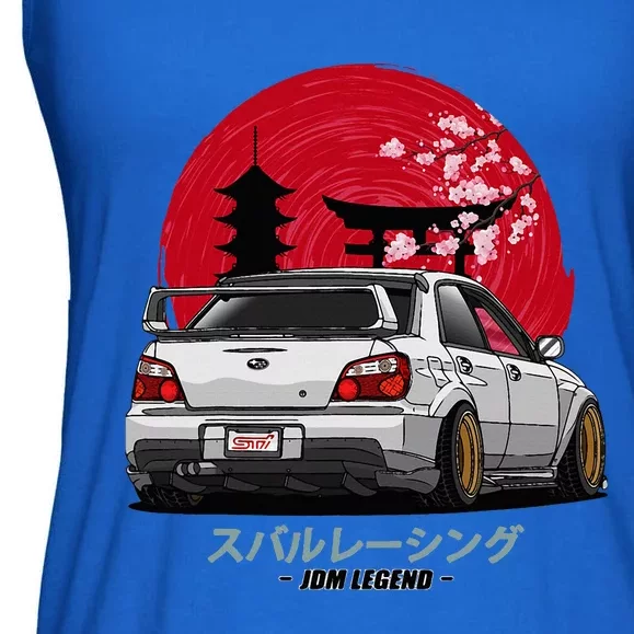 Wrx Sti Subie Cars Impreza Jdm Sport Ladies Essential Flowy Tank