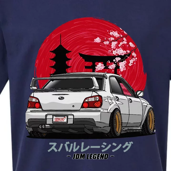 Wrx Sti Subie Cars Impreza Jdm Sport Sueded Cloud Jersey T-Shirt