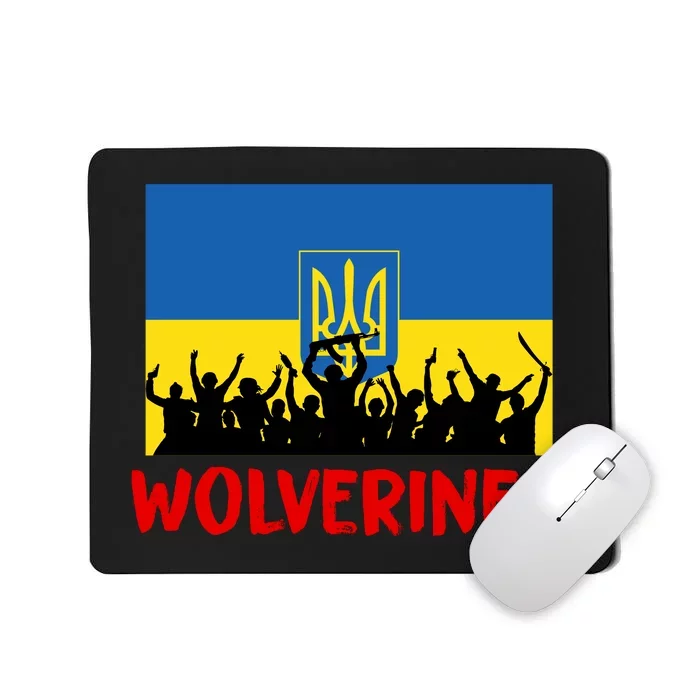 Wolverines Soldier Support Peace Stand Up Mousepad