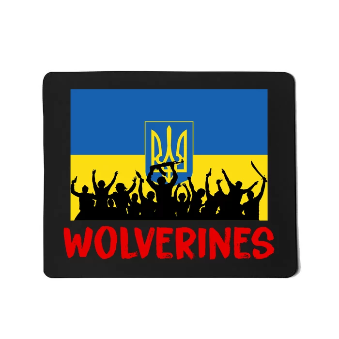 Wolverines Soldier Support Peace Stand Up Mousepad