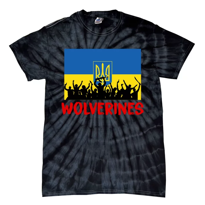 Wolverines Soldier Support Peace Stand Up Tie-Dye T-Shirt