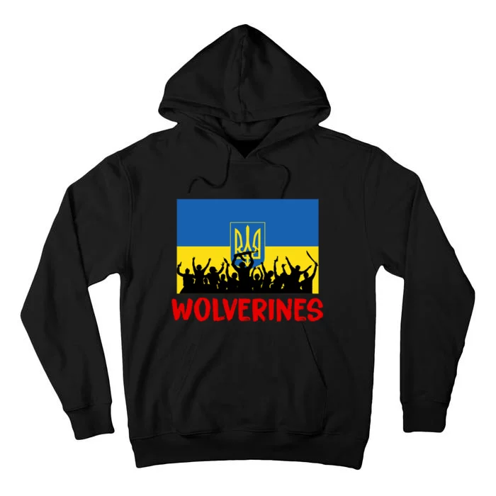 Wolverines Soldier Support Peace Stand Up Tall Hoodie