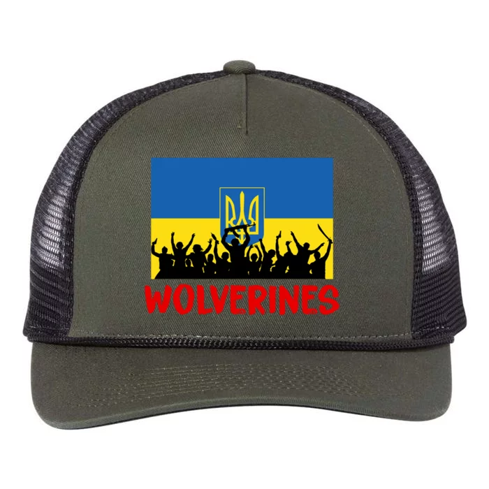 Wolverines Soldier Support Peace Stand Up Retro Rope Trucker Hat Cap