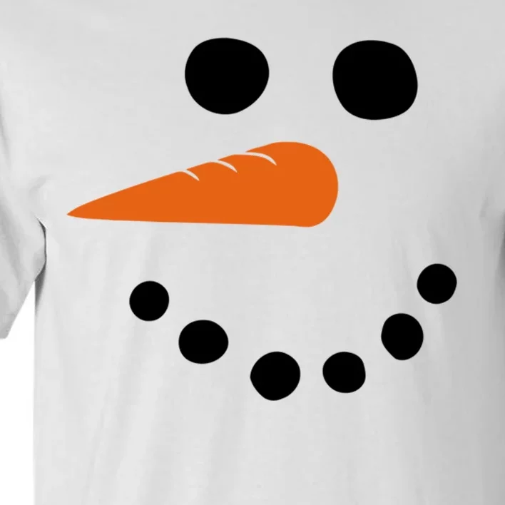 Winter Snowman Snow Face Tall T-Shirt