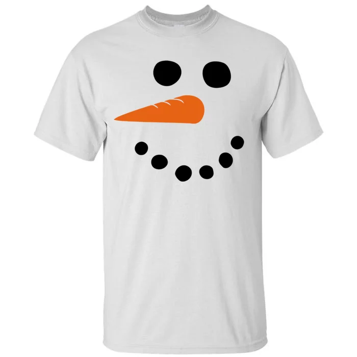 Winter Snowman Snow Face Tall T-Shirt