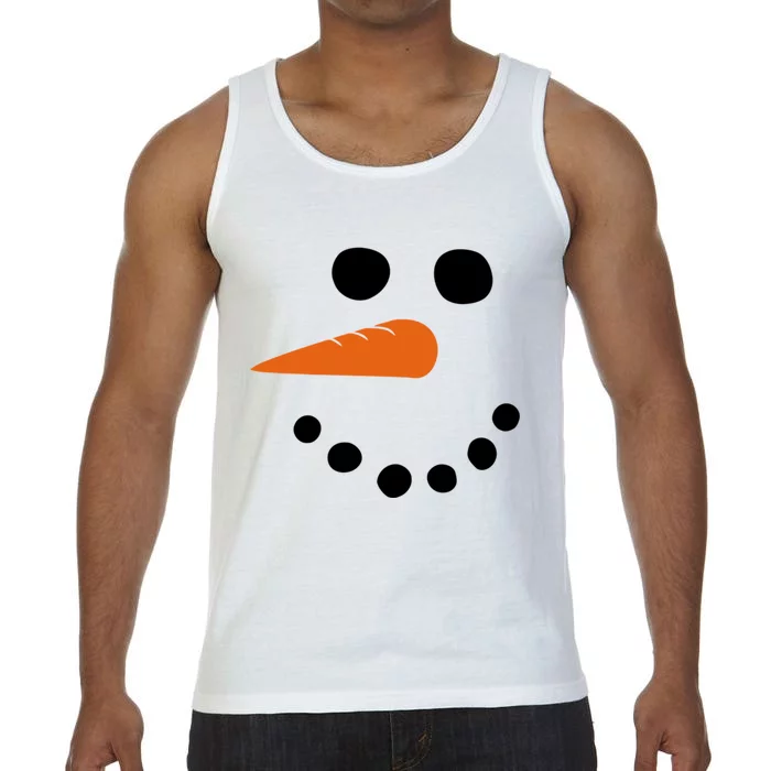 Winter Snowman Snow Face Comfort Colors® Tank Top